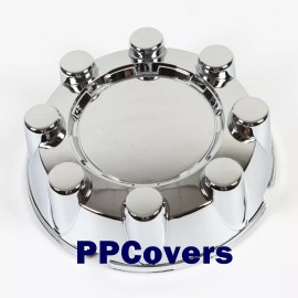 PPCovers Fit For F250 F350 SD 4x4 Chrome Wheel Center Hub Caps 8 Lug Rim REAR
