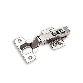 Berta (2 Pieces) Full Overlay Frameless Soft Closing European Hinges, 110 Degree 3D Adjustable Clip On Concealed Kitchen Cabinet Door Hinges with Screws…