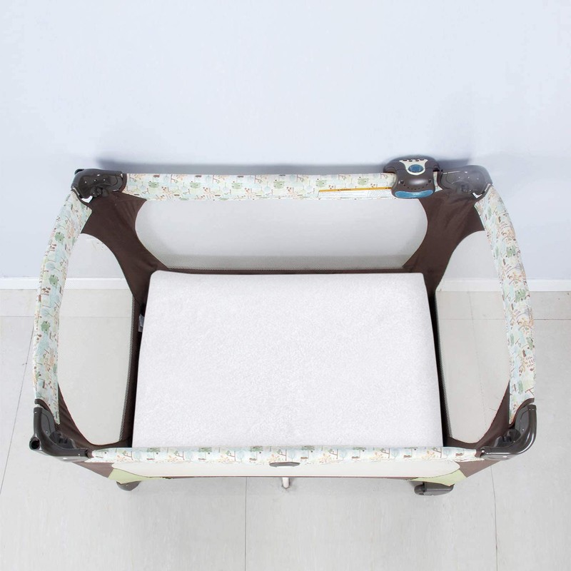 Travel Cot Mattress Protector Waterproof, Smooth Viscose Made From Bamboo