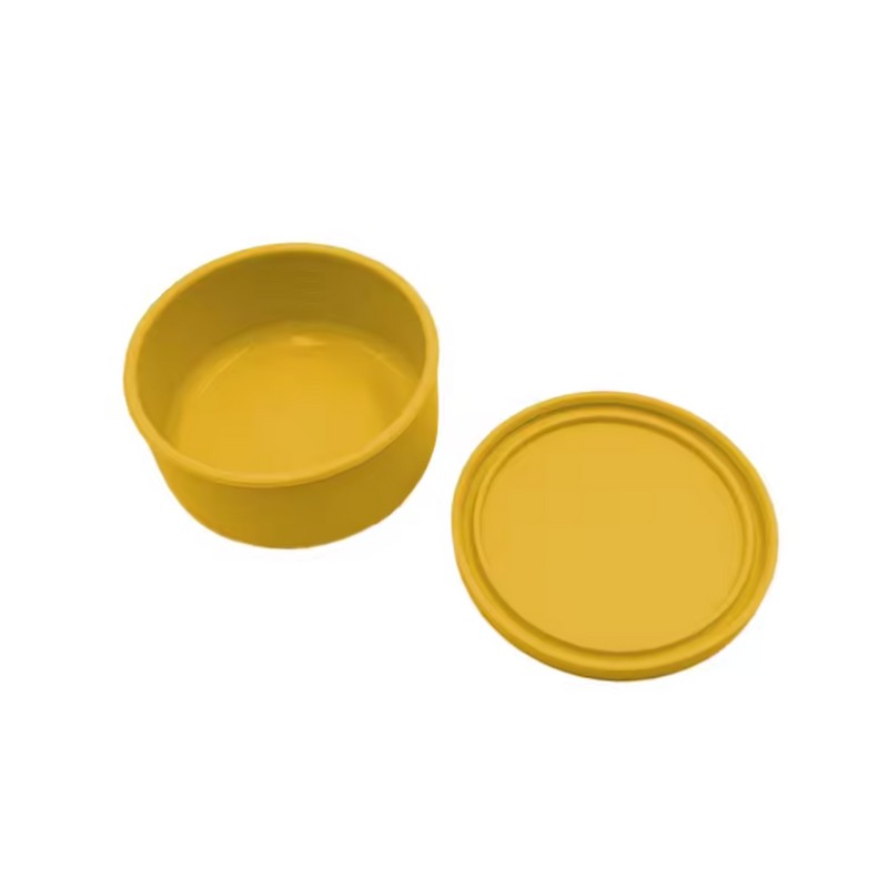 700ml Circular Silicone Lunch Box - Microwave Safe Leakproof Bento