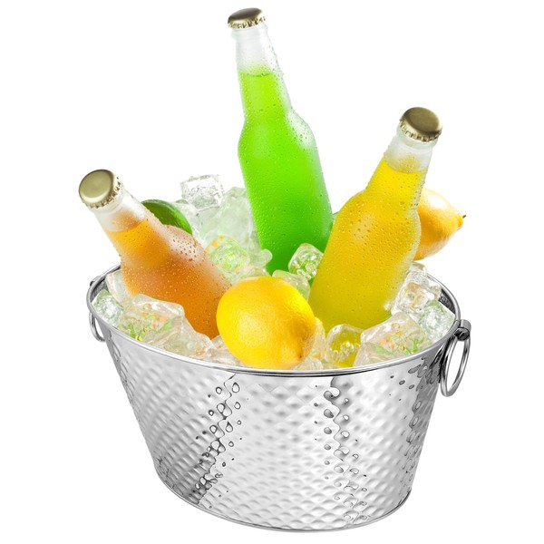 QWORK Stainless Steel Beverage Tub & Ice Bucket - 3.4