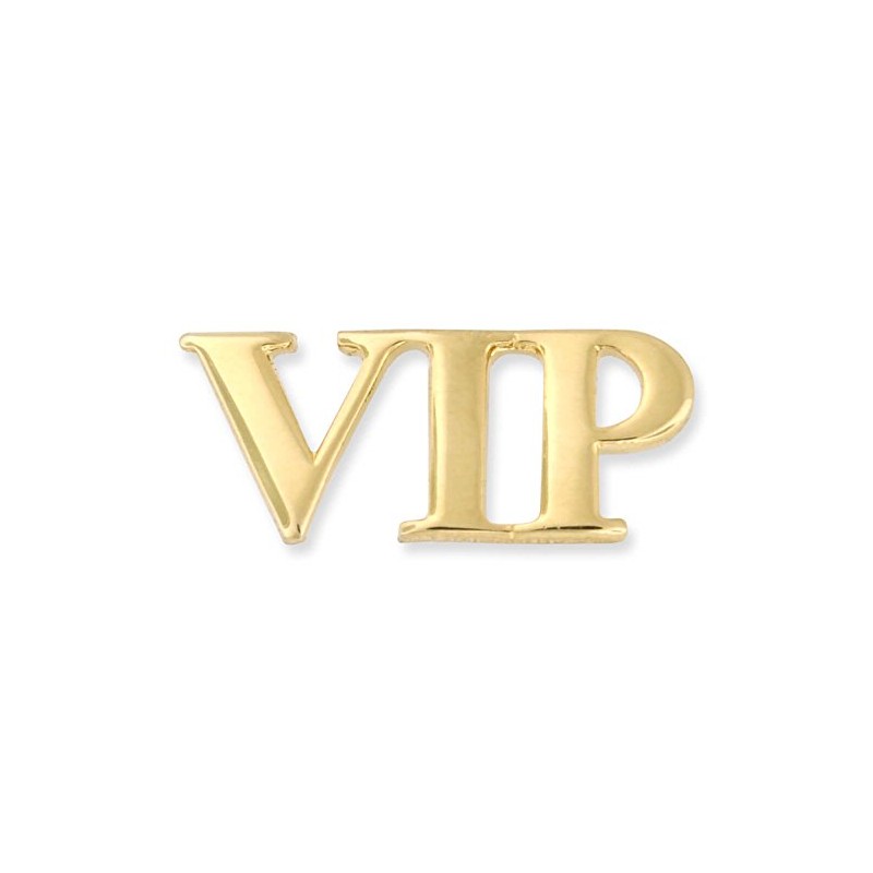 PinMart's Gold VIP Lapel Pin