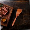 FUNOMOCYA Wooden Spatula Set 12'' Long Handle Turner for Cooking