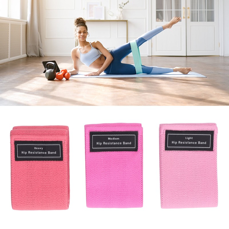 3PCS Resistance Bands Elastic High Pulling Force Exercise Workout Band