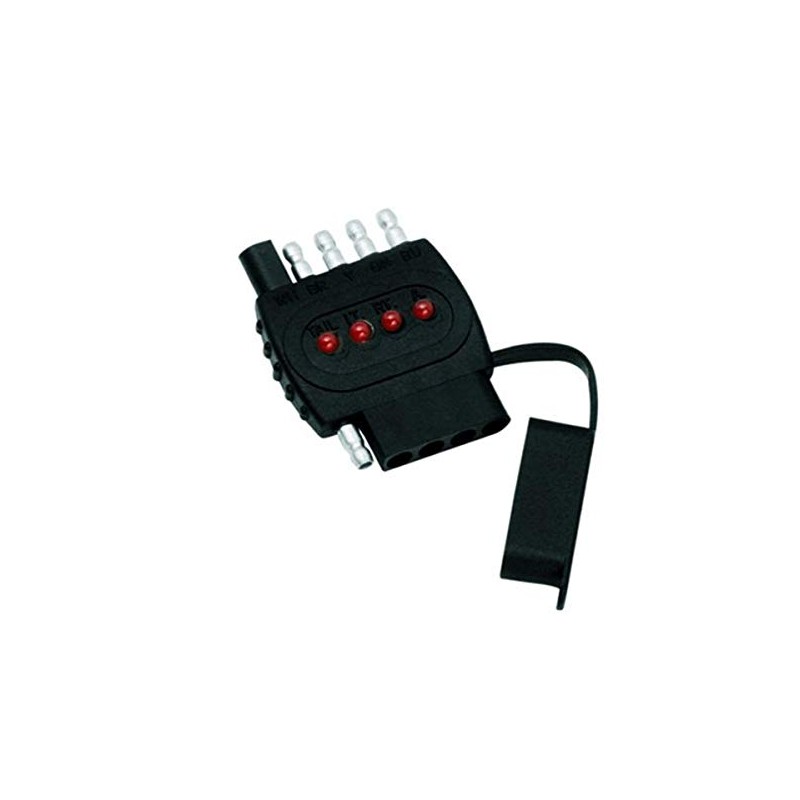 Tow Ready 20115 5-Flat Car End Tester with LED Display