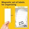Dry Erase Magnetic Labels - Reusable Sticky Notes - Magnetic