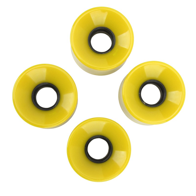 4PCS PU Skateboard Wheel Replacement Low Noise Multifunctional Land Surfboard