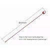 SDI SDY 26 inch Snake hair drain clog - red
