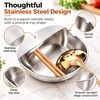 Stainless Steel Utensil Rack for Countertop Use – Self-Standing Ladle,