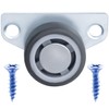 Deozu 1 Pcs Side Mount Caster Wheels, Low Profile Casters,