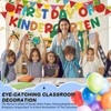 Fulmoon First Day of Kindergarten Banner Glitter Back to School