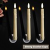 yunsheng Battery Operated LED Window Candles with Remote Timer, 8