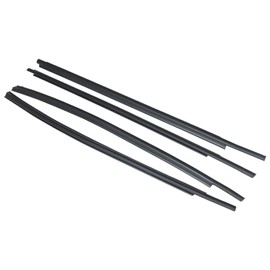 Window Moulding Trim Weatherstrip Seal Belt Replacement for Toyota Tundra CrewMax 2007-2018 68160-0C020 68210-0C020 68163-0C020 68164-0C020
