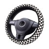 Black and White Checkered Racing Flag Checkerboard Square Grid Car