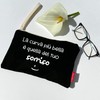 Hello-Bags. Necessaire/pochette. Esterno: 100% cotone. Con cerniera interna e fodera.