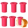 12pcs Cupcake Corer Tools Silicone Reusable Safe Cupcake Hole Cutter