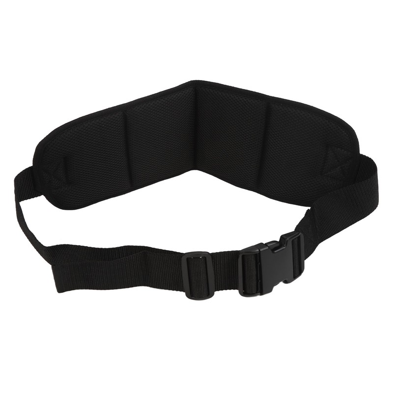 Wheelchair Seat Belt Wheelchair Black Padded Waist Restraint Harness Strap