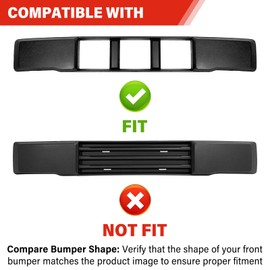 Jogscay License Plate Bracket Accessories for Ford F150 2.7L 3.0L 3.5L 2018 2019 2020, Front Bumper License Plate Holder Replacement Frame Black Mount Type A