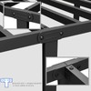 zizin Full Size Metal Bed Frame with Headboard & Footboard