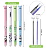 Erasable Pens- 4pcs Eraser Pen Rub Out Pen with 20pcs