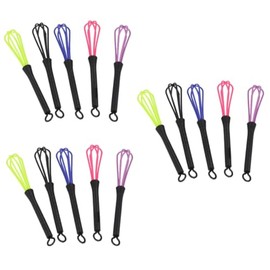 15 Piezas mezclador de crema batidor mezclador de color de cabello batidor de tinte de pelo accesorios para peinar el cabello herramienta para teñir el cabello agitador de crema