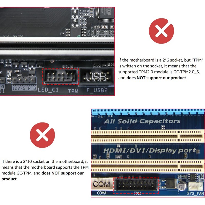 NewHail TPM2.0 Module TPM SPI 12-Pin Module with Infineon SLB