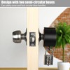 TEMEILI Round Door Handle Locking Device, Door Handle Lock Cover,