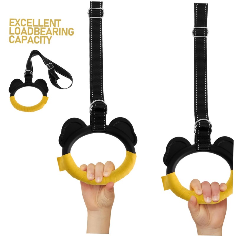 BIUDECO 1 Pair Boys and Girls Gymnastic Rings Set Exercise