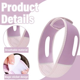 THXFUNAREA Wiederverwendbare V-Linienmaske,Gesichts-Schlankheitsgurt,V Gesichtsmasken,Doppelkinn Entferner Lifting-Maske,Doppelkinn Reduzierer Gesichtslifting Bandage,V-förmige Schlankheits