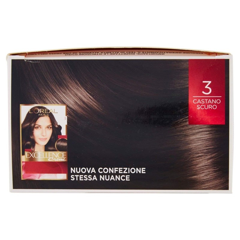 Excellence Cream Hair Dye, Dark Brown, Nr. 3