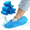 ARNOMED Shoe Covers Disposable Strong Blue CPE Overshoes, Rain Cover