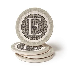 CoasterStone Monogram E Coasters