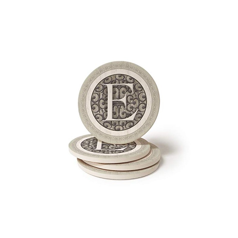 CoasterStone Monogram E Coasters