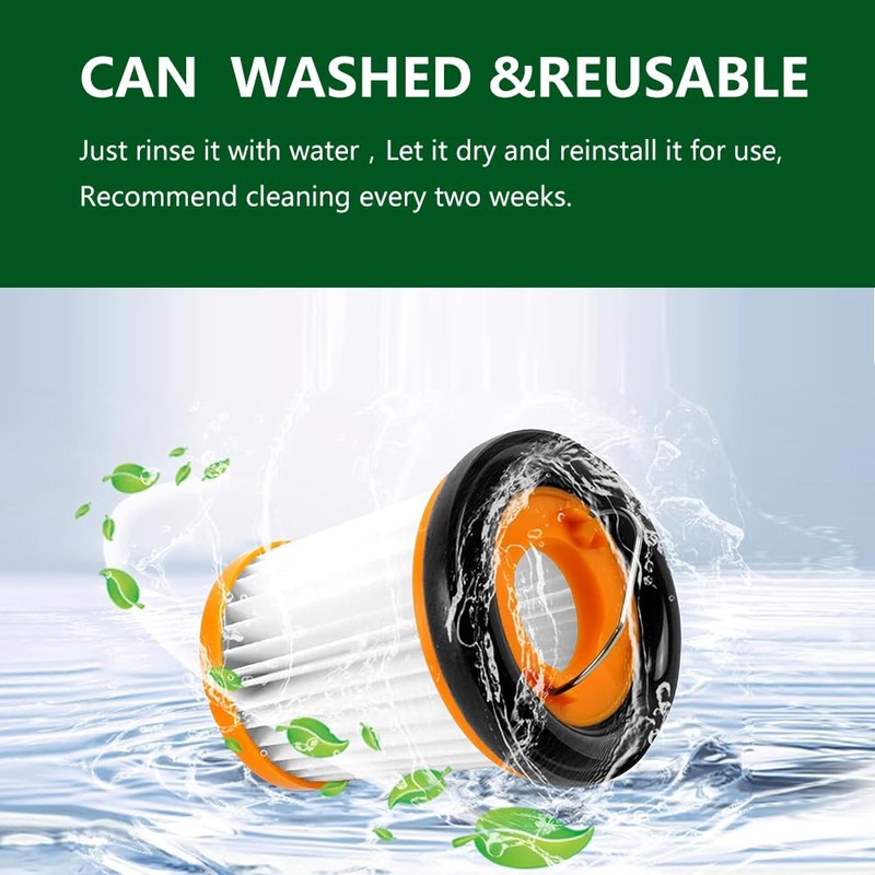 EZ SPARES 4pcs Replacement for Shark Filter,ION W1 Handheld Vacuum