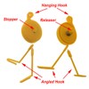 Plant Yoyo Hanger with Double Clip Hooks Pack of 12,