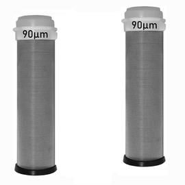FERDM FD179 Replacement - Reserve, Mesh Stainless Steel/Filter 90 Micron - Set of 2. For Ferdom Pre-Filter FD177, FD178, FD185, FD188. Diameter Nominal 25mm, H 97mm. Also suitable for other similar