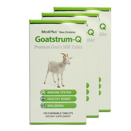 메디플러스 산양유 Goatstrum-Q 1350mg 150정 3개 Mediplus Goat Milk Goatstrum-Q 1350mg 150 Tablets Pack of 3