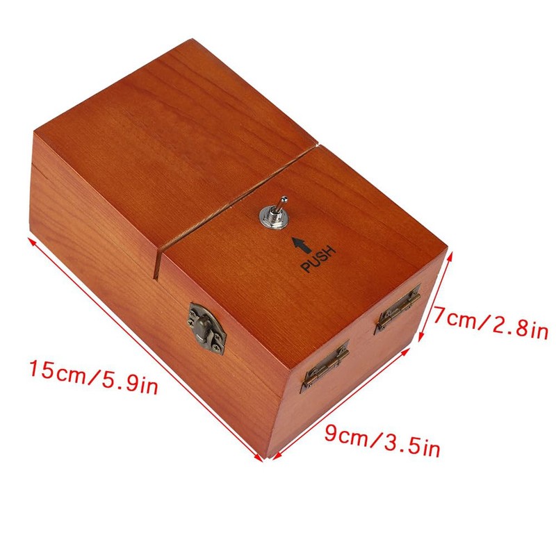BIKING Useless Box,Creative Gifts Funny Toy Turns Itself Off Useless