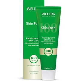WELEDA Organic Skin Food Moisturiser 100 ml Limited Edition - Natural Cosmetics Skin Care SkinFood Skin Cream for the Care of Very Dry Skin Intensive Nourishing Body Care & Face Care Cream
