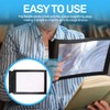 5X Large Handheld Magnifying Glass for Reading, Full Page Magnifier