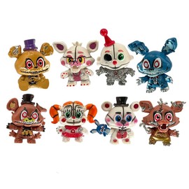 Zhongkaihua 5/6/8pcs/Set Figures Game Merch Action Figures with Lights Ornaments Keychain For Fans Gifts
