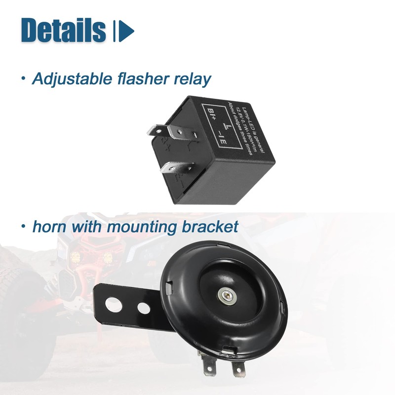 Motoforti Universal ATV UTV Turn Signal Street Legal LED Light