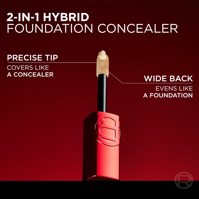 L'Oreal Paris Infallible Skin Ink 2-in-1 Foundation Concealer Hybrid Face