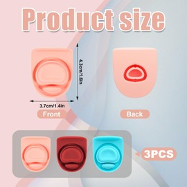 3pcs Replacement Stopper Compatible with Owala FreeSip 24oz 32oz 40oz, BPA-Free Silicone Water Bottle Lid Gaskets Replacement for 16/24/32/40oz Bottle Mouth Cap Stopper Seal Parts Accessories(Color 4)