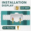 Washing Machine Outlet Box, Niikappu 1/2 Inch Pex Crimp Inlet