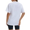 TUTQI Women Oversized T Shirts Summer Casual Crewneck Short Sleeve