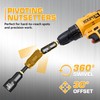 KOOPOOL Magnetic Impact Nut Driver Set, Metric & SAE Driver