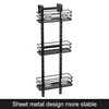 Orimade Adjustable Hanging Over the Shower Door Caddy with Hooks,