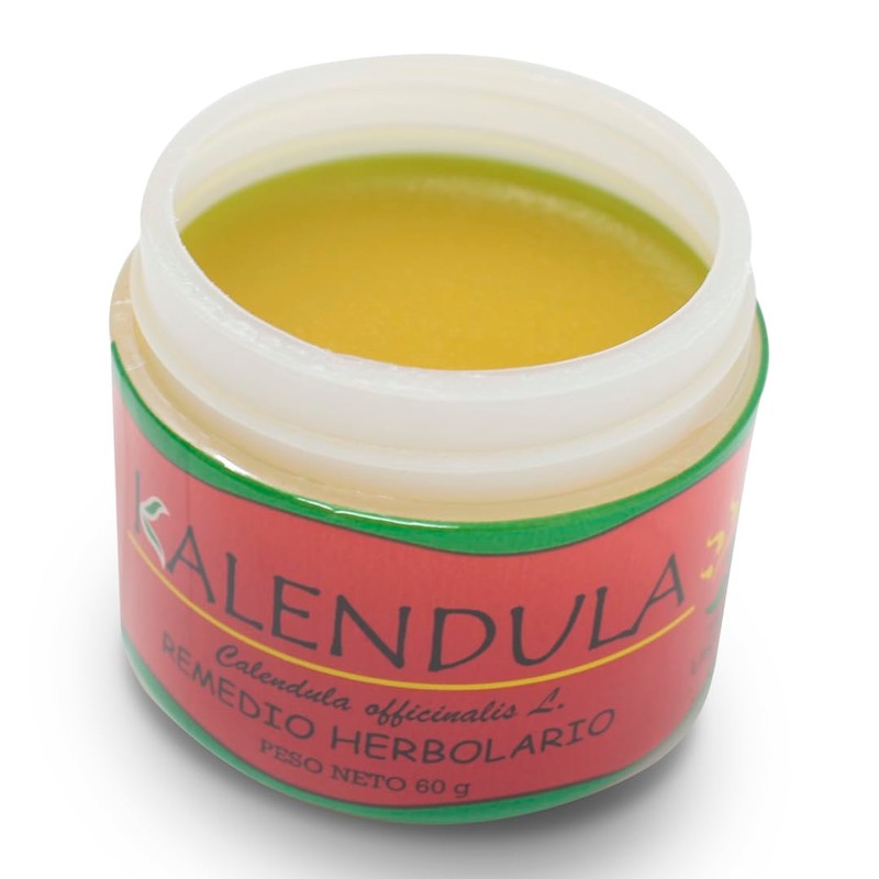Pomada Natural de Caléndula 60g - Altamente Concentrada. Cictrizante para