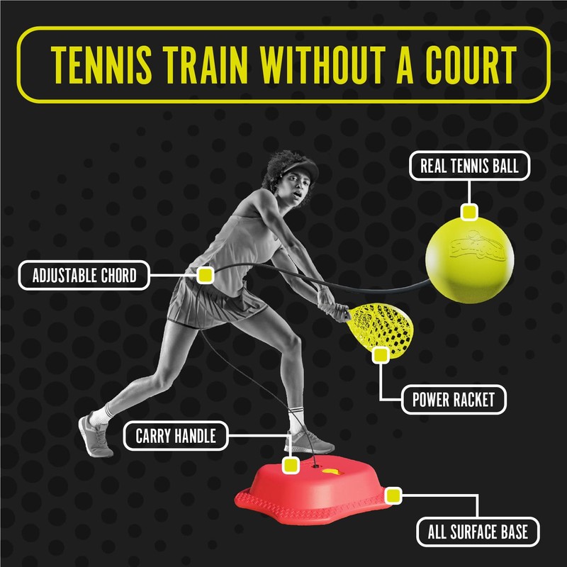 Swing Ball Reflex Tennis MK7288, Red/Yellow, Medium